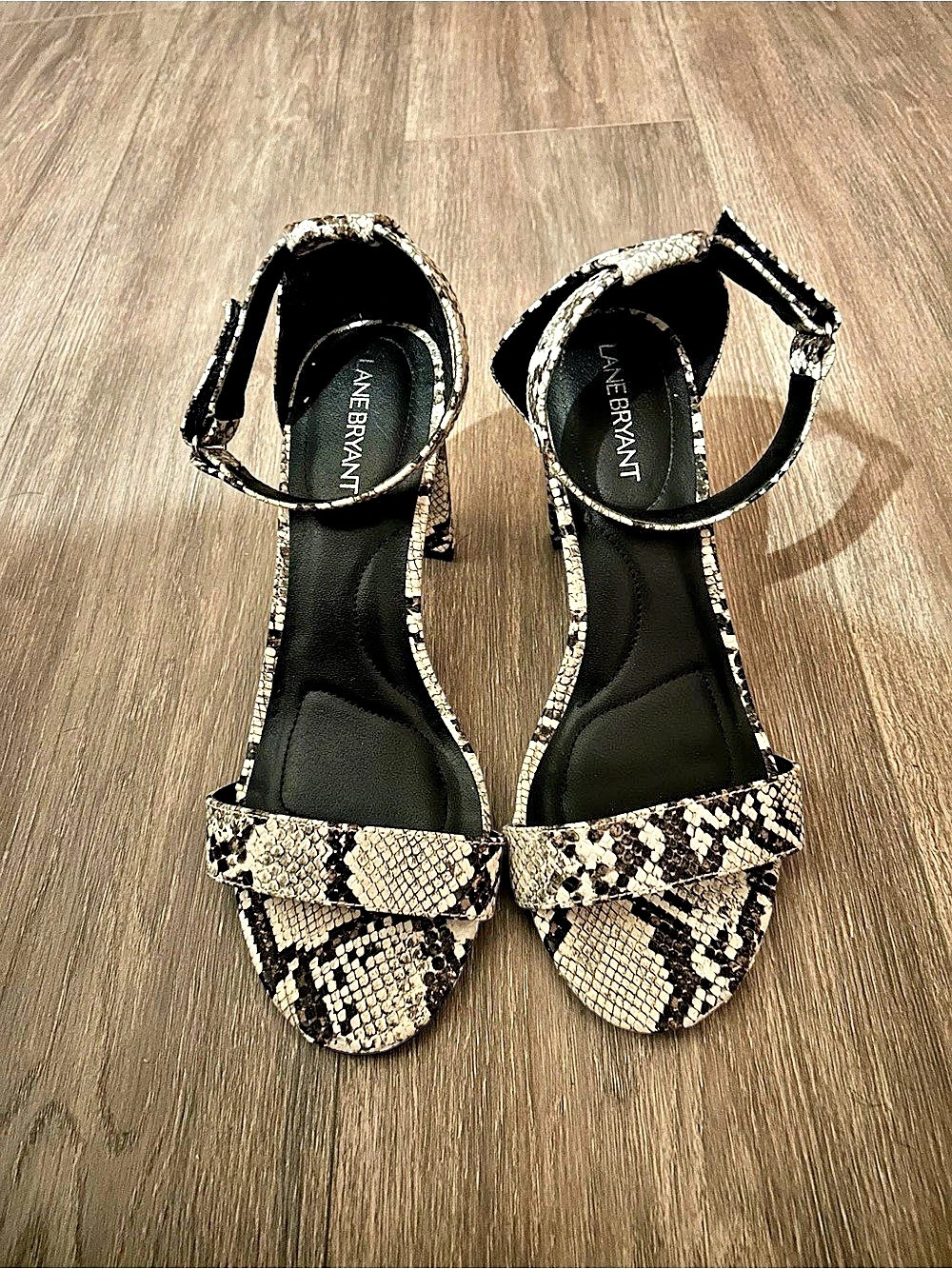 Nine West Animal Print Block Heel Sandals